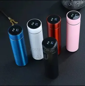 Stainless Steel Thermo Bottle With Digital Temperature Display Led