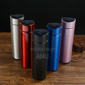 Stainless Steel Thermo Bottle With Digital Temperature Display Led