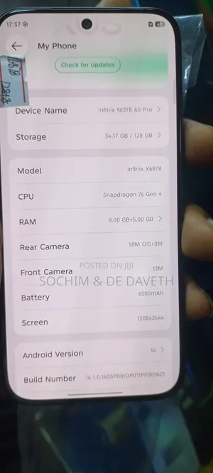 Infinix Note 60 Pro 256 GB Black