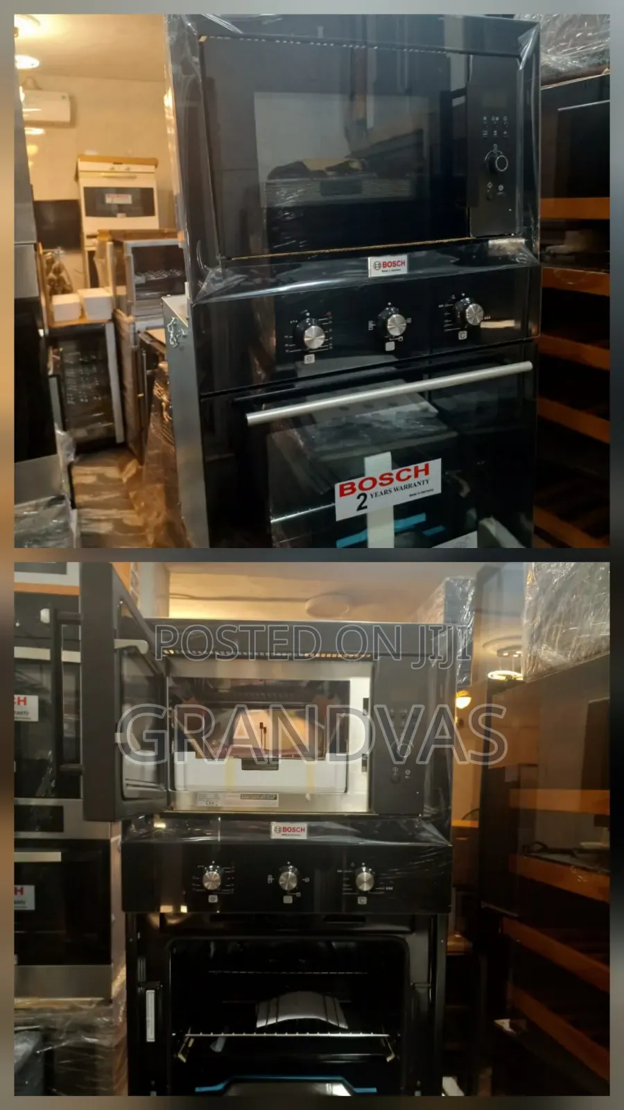 Bosch Built in Oven and Microwave Set