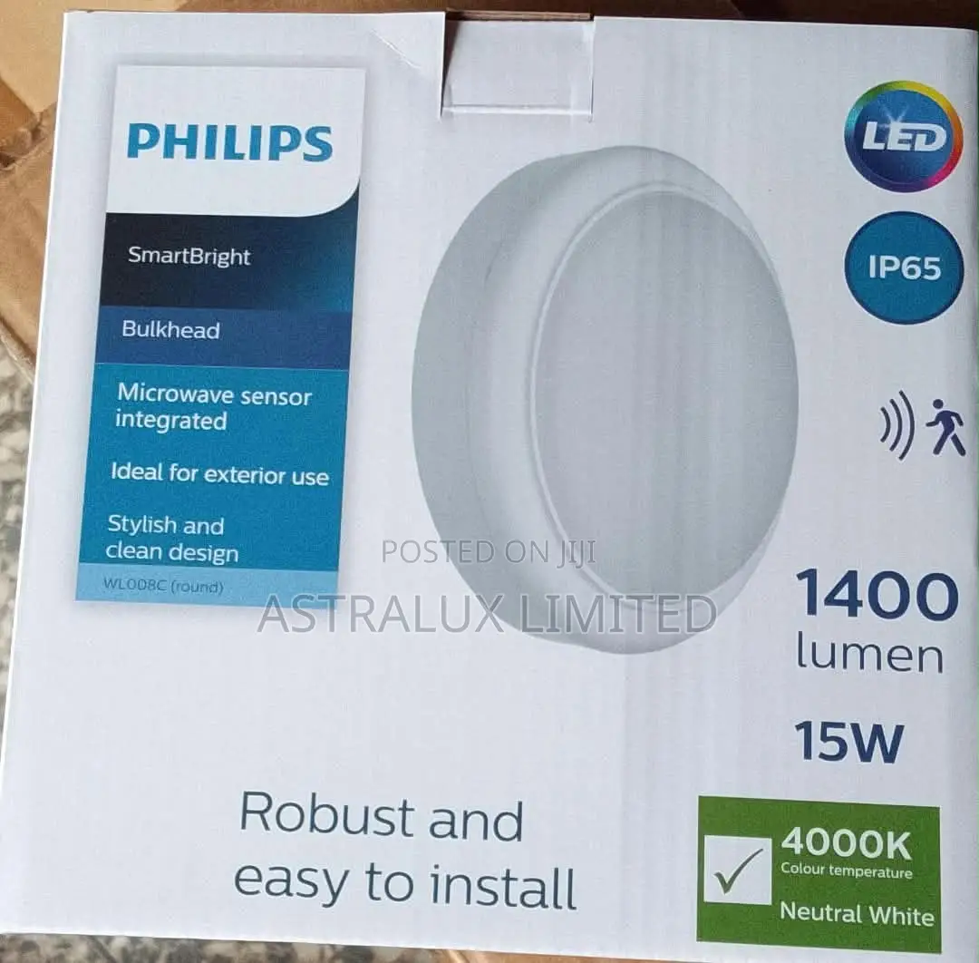 Philips 15w Smart Bright Bulk Head With Sensor