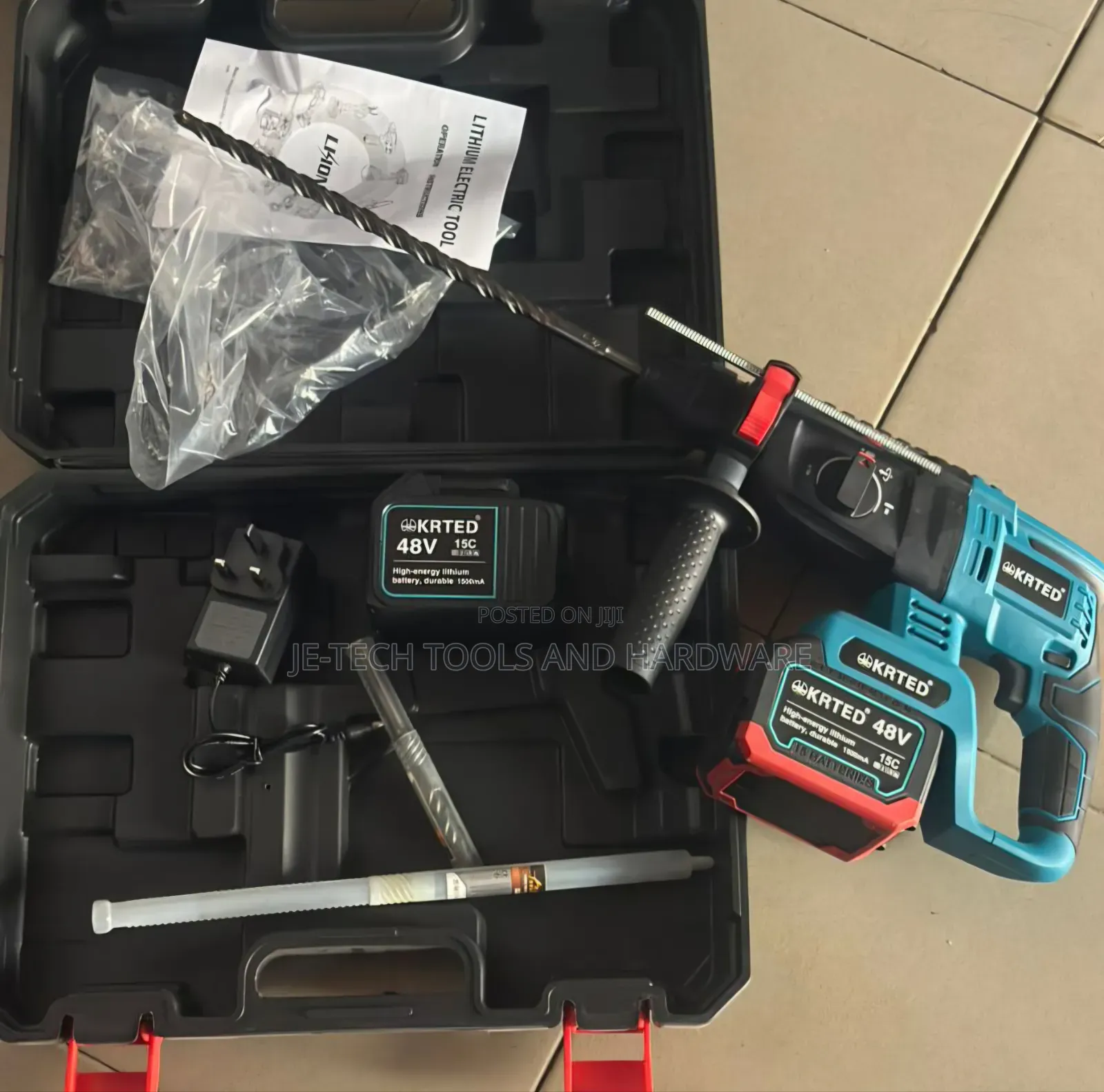 Krted 48v Cordless Rotary Hammer Drill