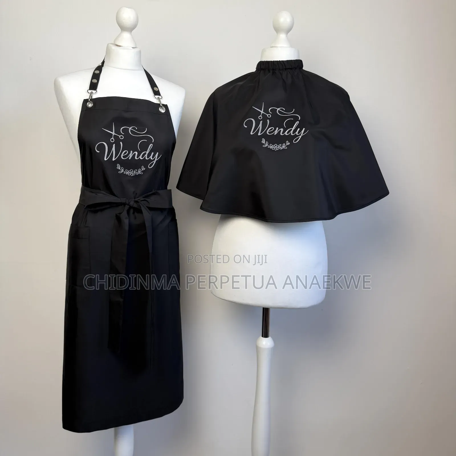Customised Saloon Apron and Cape