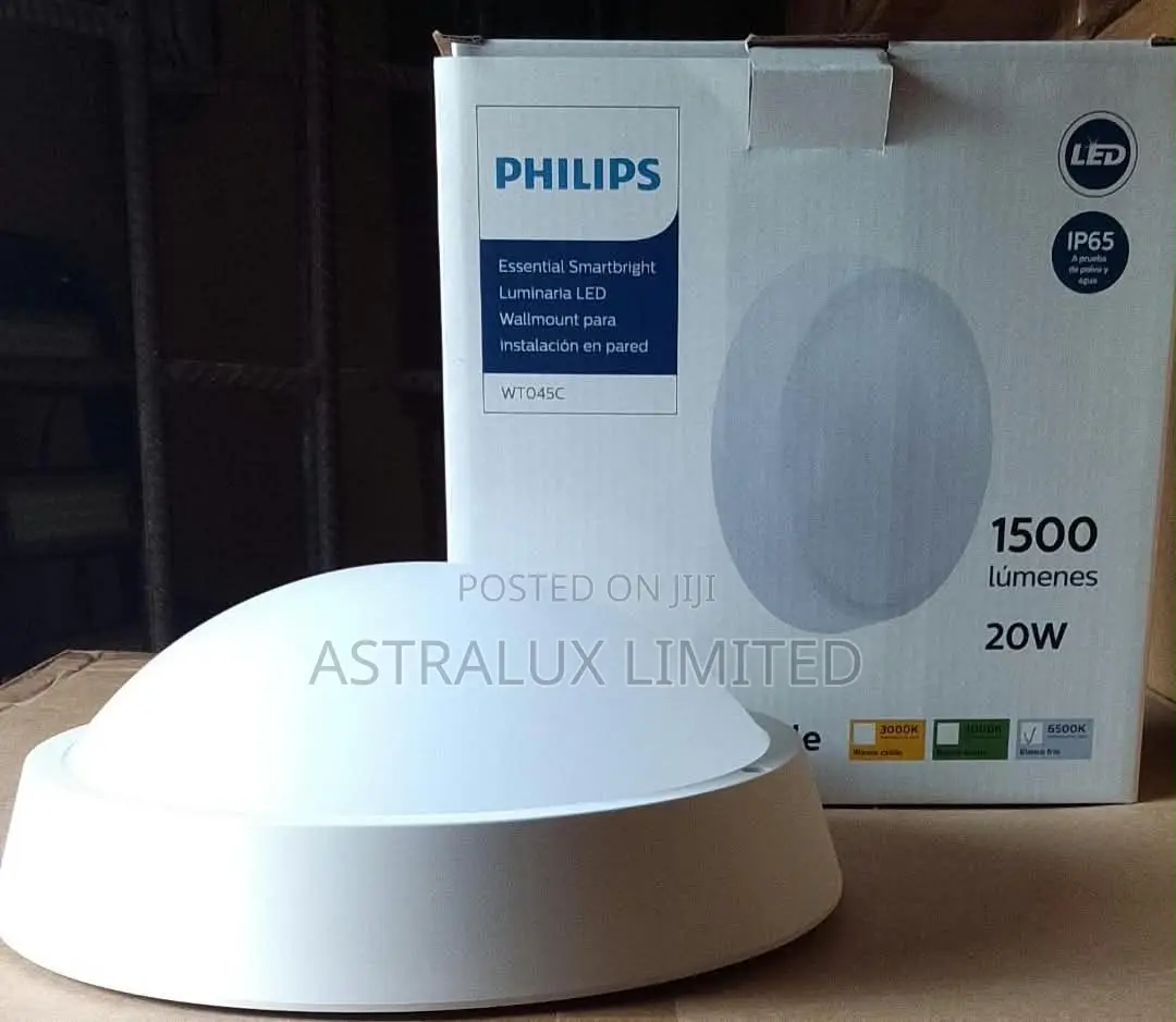 Philips 20w Essential Smart Bright Wall Mount Bulkhead