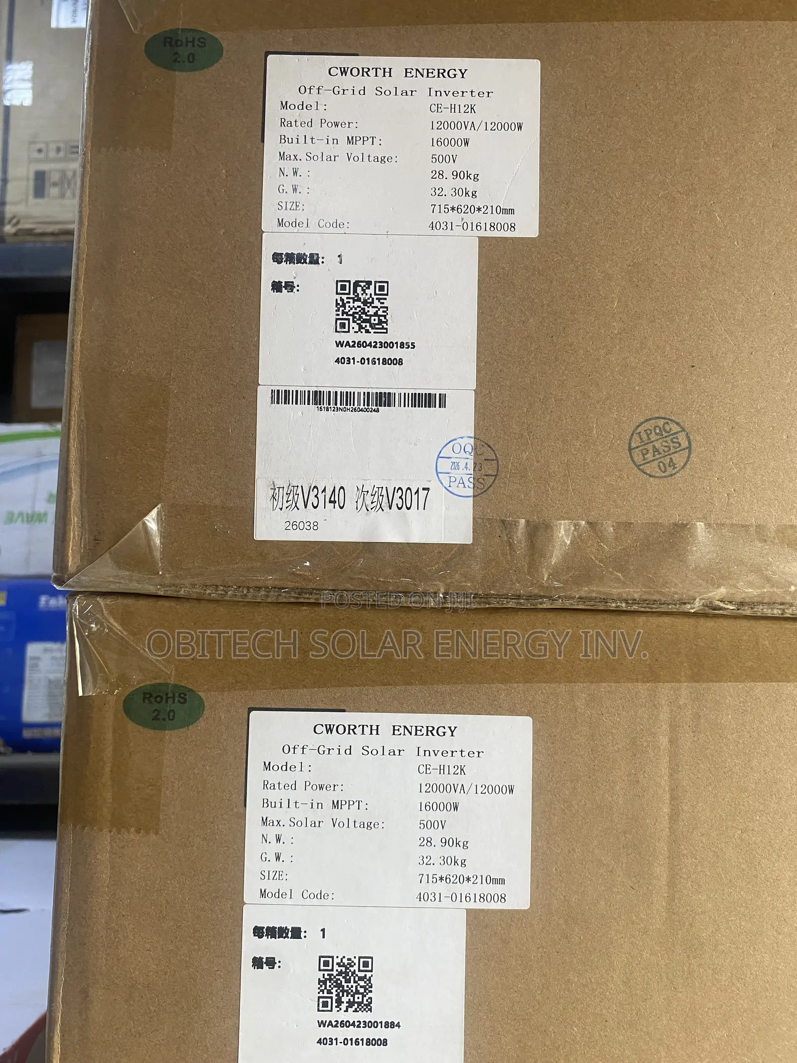 12KVA 48V Cworth Solar Inverter