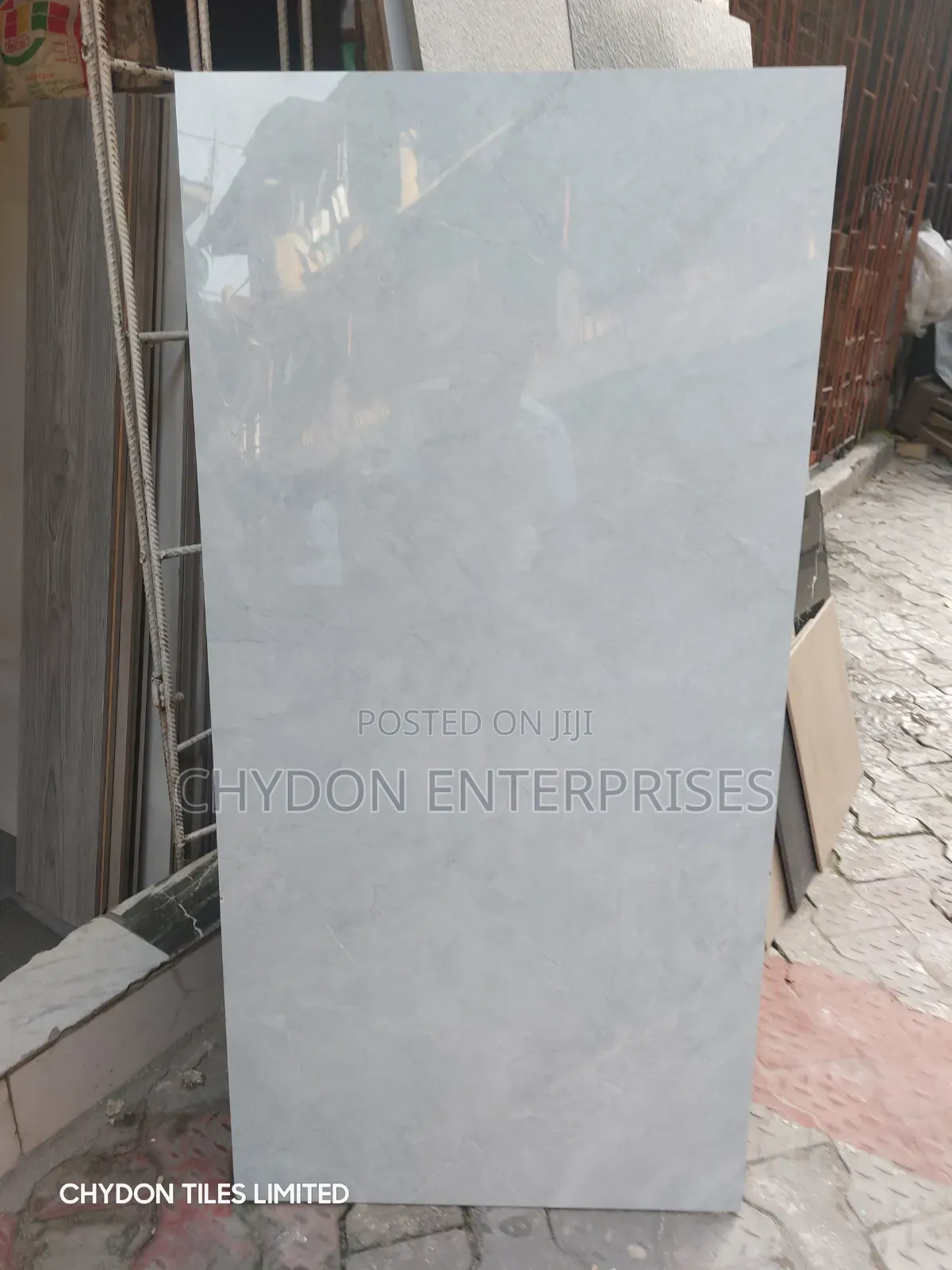 60by120 Tiles Light Grey Colour