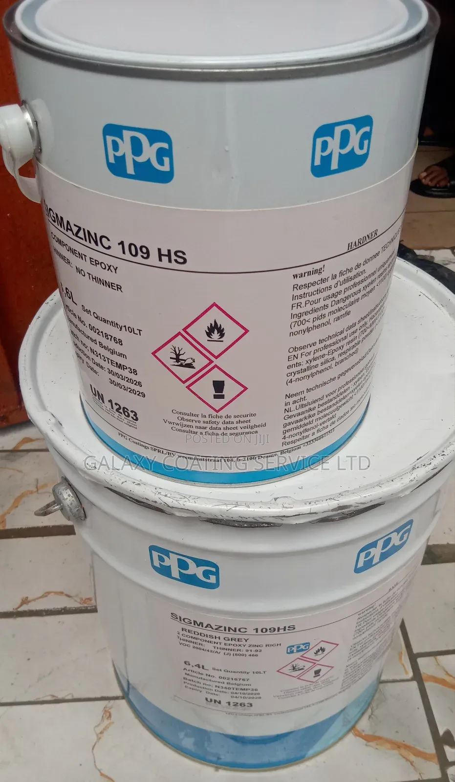 Sigmazinc 109 Hs -Epoxy Rich Primer a and B