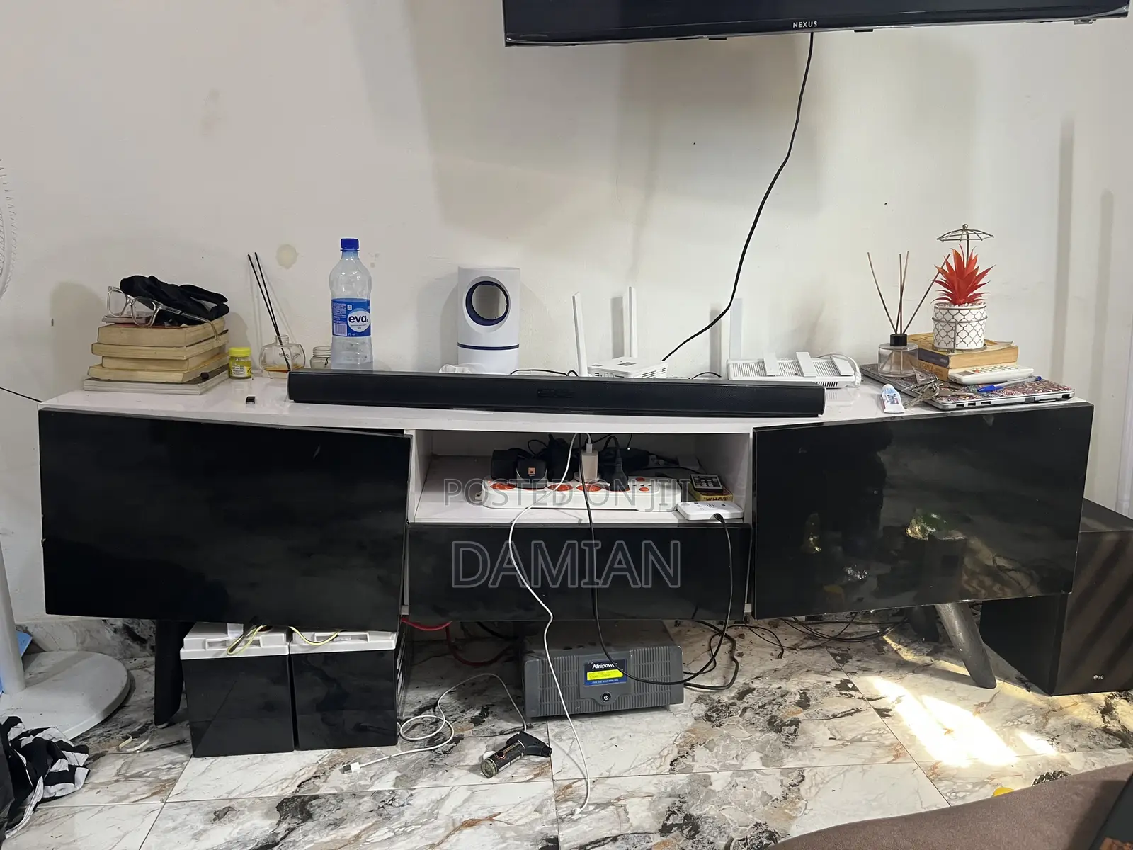 TV Console With Shelf