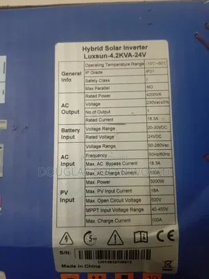 Luxsun 4.2kW 24V Hybrid Inverter