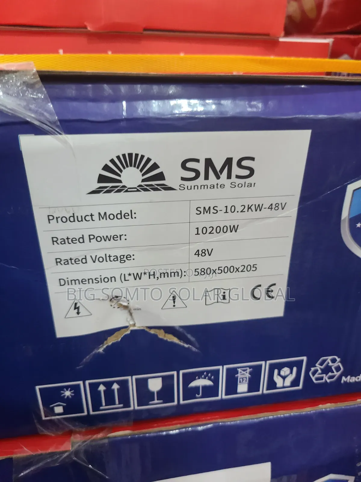 10.2kva/48v SMS Hybrid Inverter