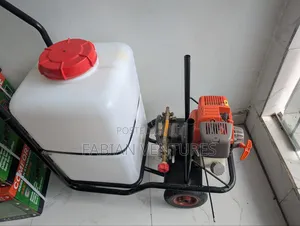 60-Liter Petrol-Powered Agricultural Pushcart Power Sprayer