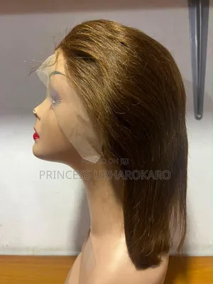 `12" Bob Wig Full Frontal - 100% Human Hair - 200g`