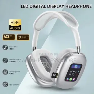 Wireless Bluetooth Headphones, Equipped With RGB Digital Display B3s