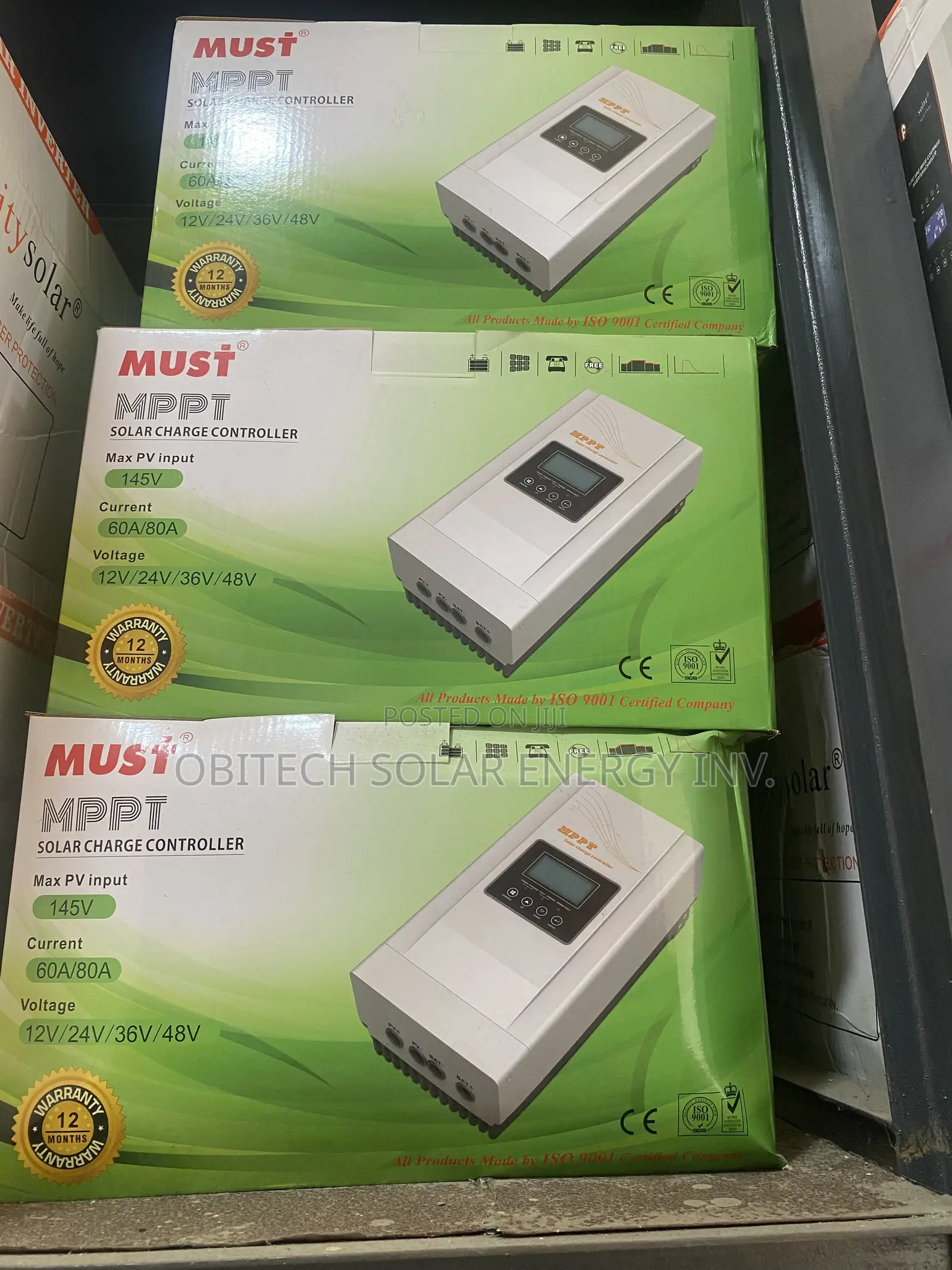 60a/80a 48V MUST Solar Charger Controller