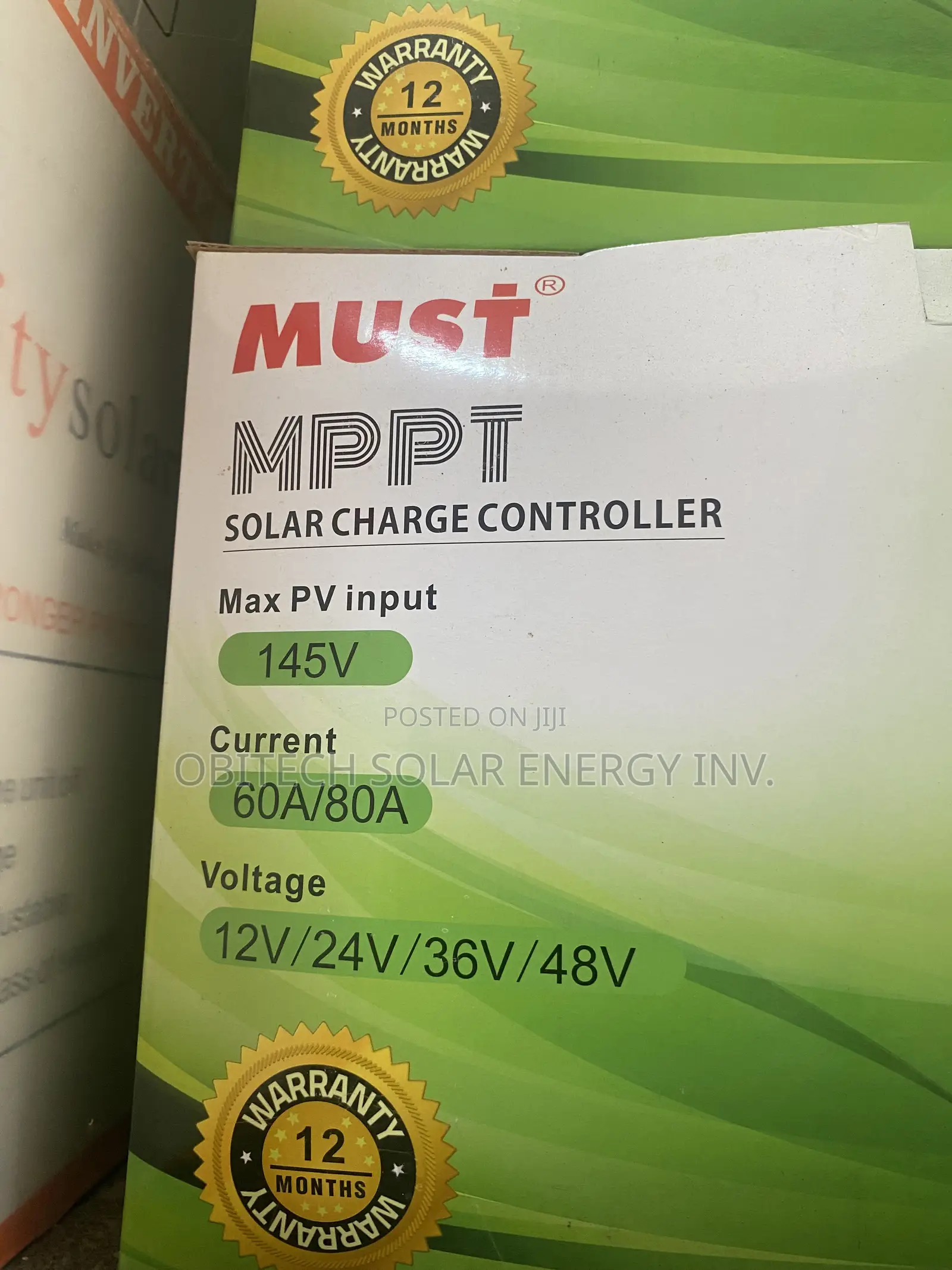 60a/80a 48V MUST Solar Charger Controller