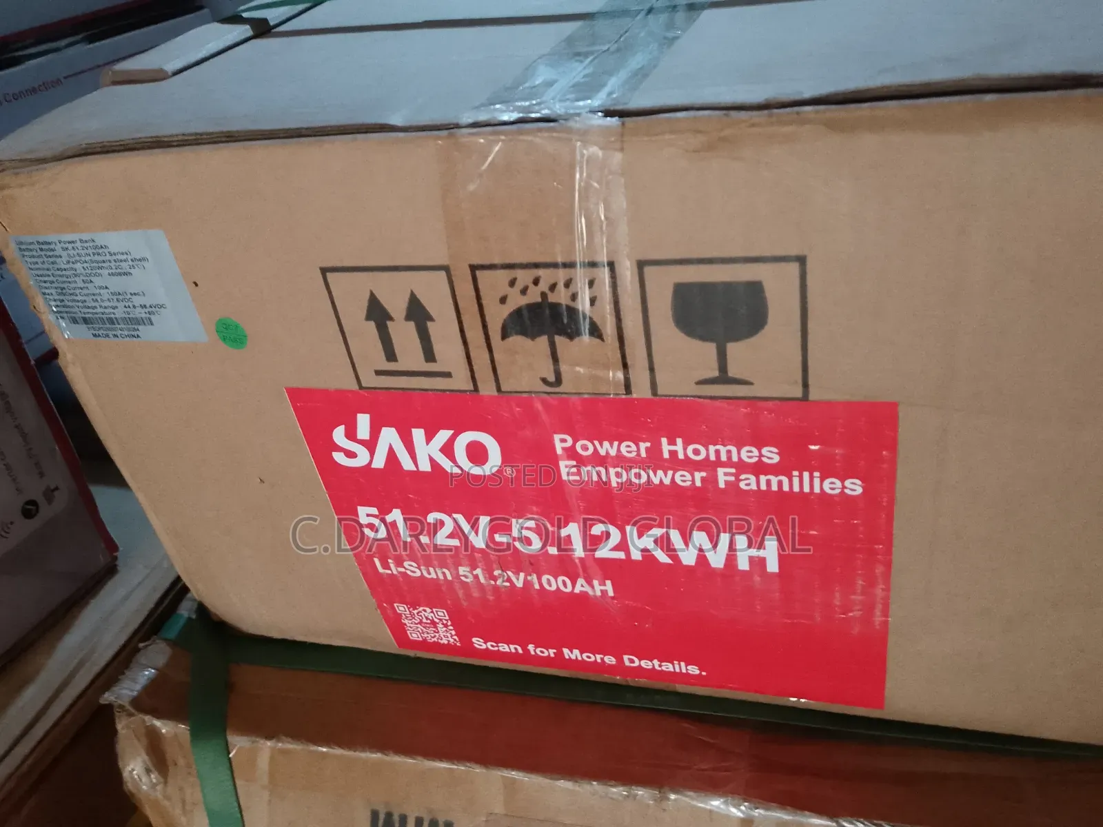 Sako 5kwh 48v Lithium Ion Battery