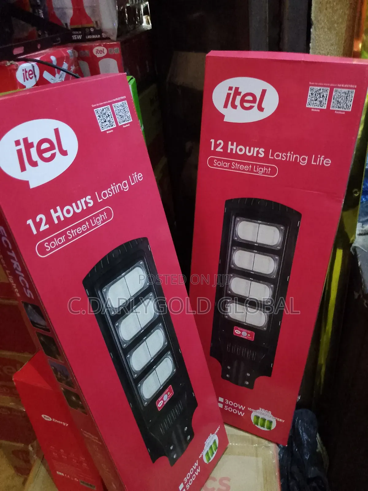 Itel 500w Solar Street Light