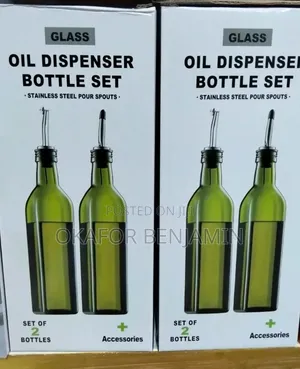 High Quality Oil Bottles Dispenser 2in1