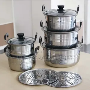 24cm-16cm Thick Stainless Pot Set