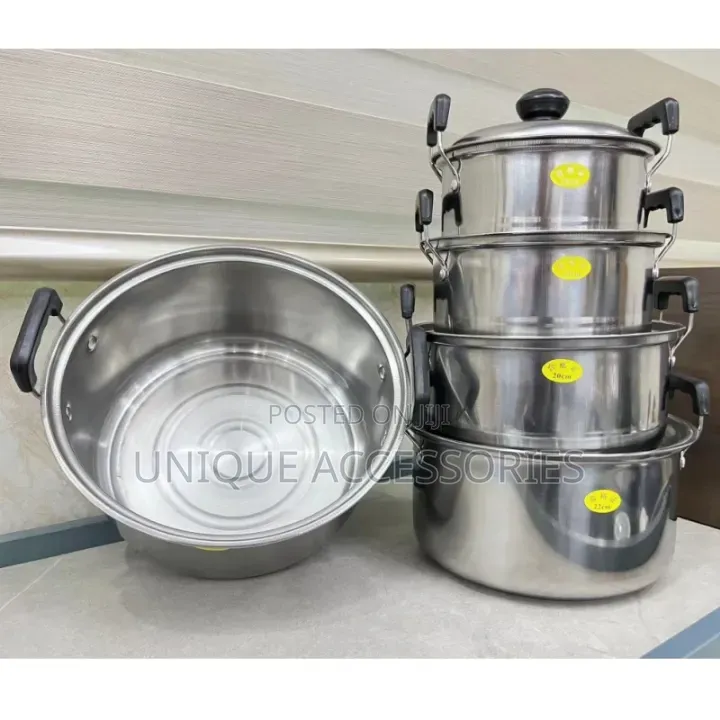 24cm-16cm Thick Stainless Pot Set