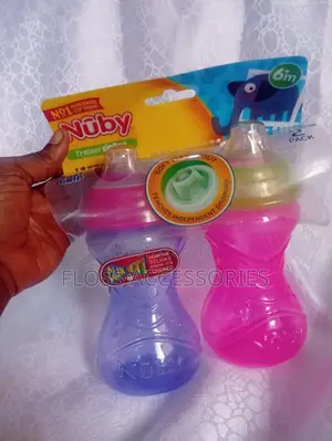 Nuby No-Spill Easy Grip Sippy Cup 2-Pack (10 Oz / 300 Ml)