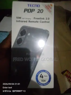 New Tecno Pop 20 128 GB Black