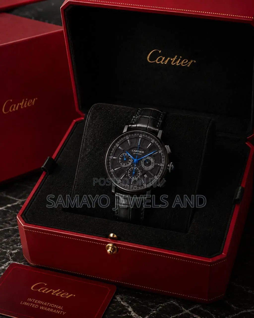 Men Luxury Cartier Wristwatch