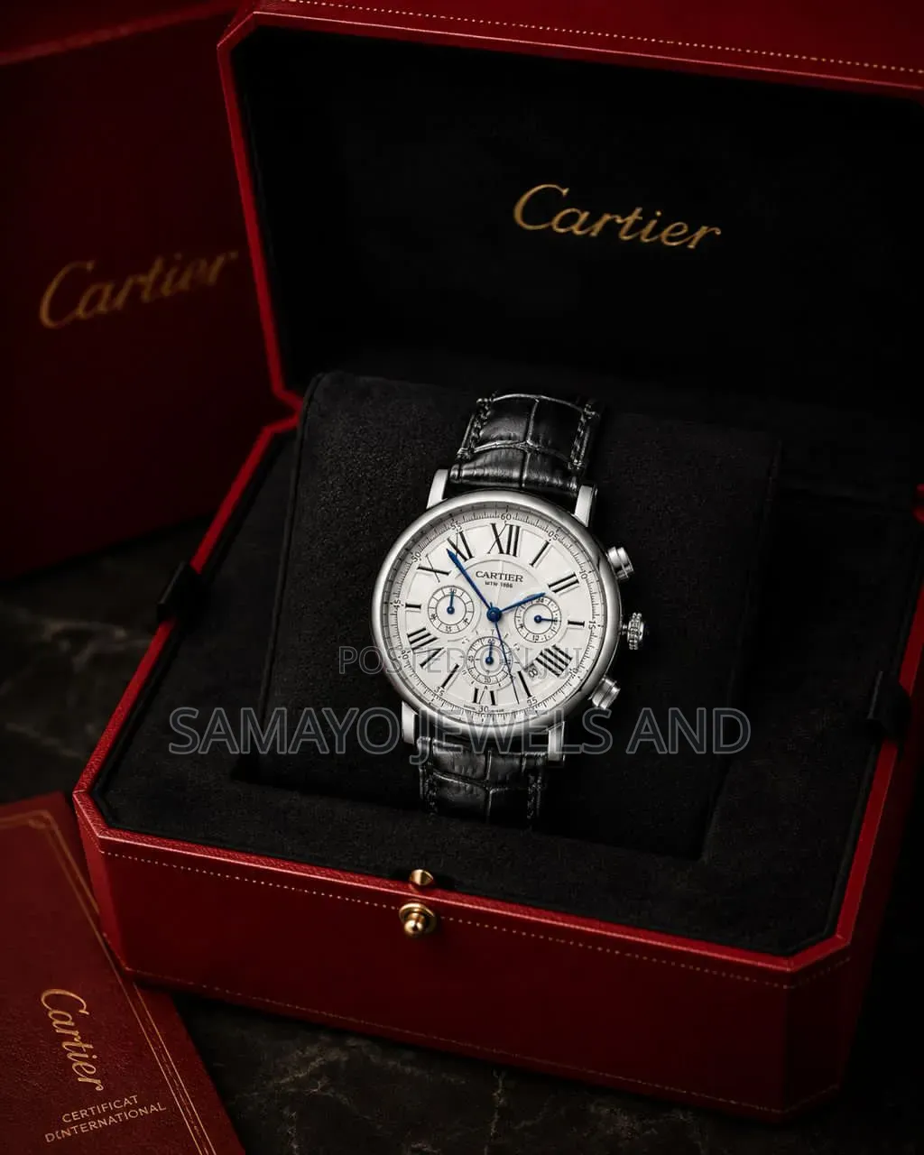 Men Luxury Cartier Wristwatch