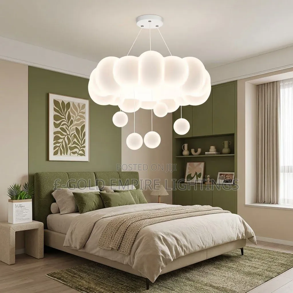 Modern Luxury Cloud Pendant Chandelier | Round Globe Ceiling Light
