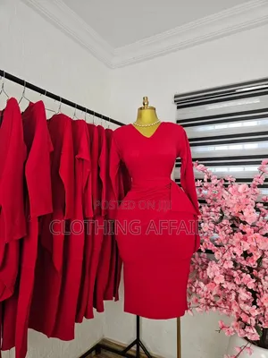 Red Corporate Dress — Size 12