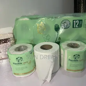 Quality Tissue Paper 4 Layers Toilet Tissue Paper No Tear When Wet