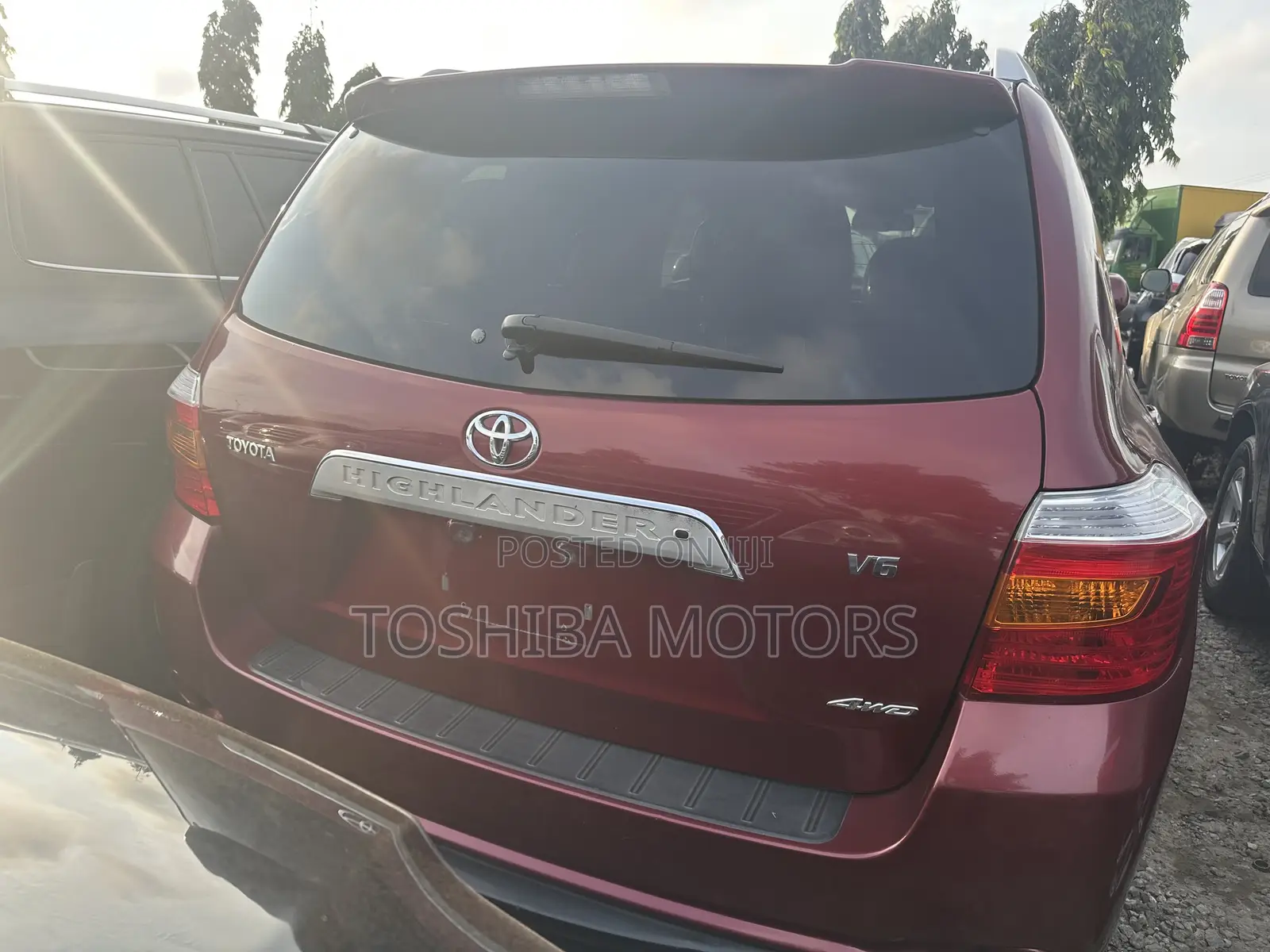 Toyota Highlander Limited 2010 Red