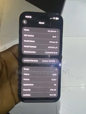 Apple iPhone Air 256 GB Black