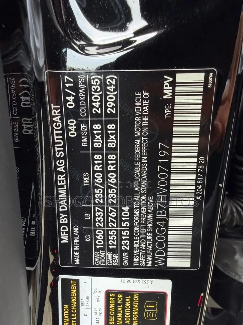 Mercedes-Benz GLC-Class 2017 Black