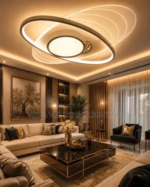 Modern Luxury LED Ceiling Light | Designer Bedroom & Living Room Light