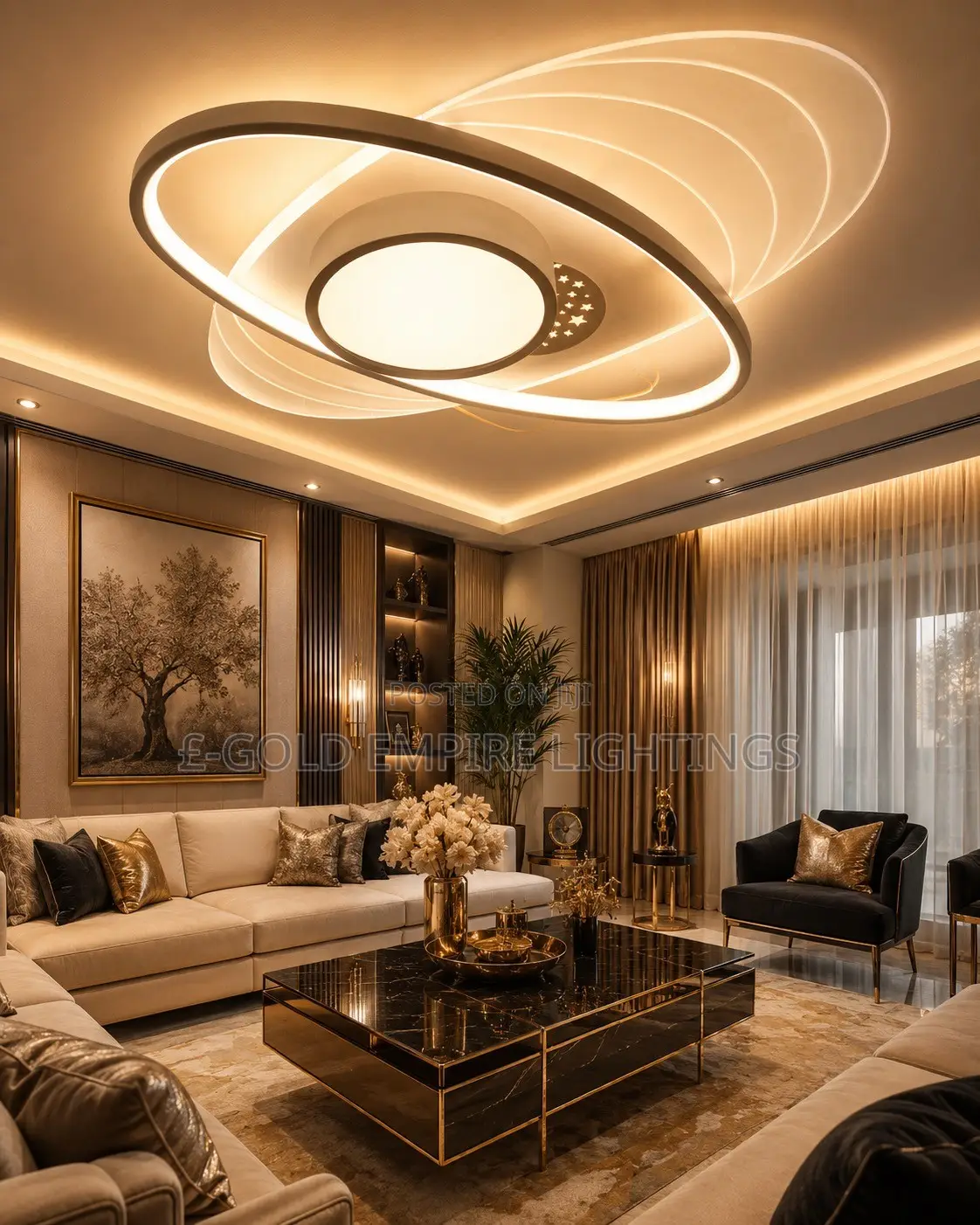Sophisticated Ceiling Flush Light
