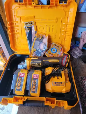 Ingco Cordless Angle Grinder 20v 5.0ah Battery 1200w