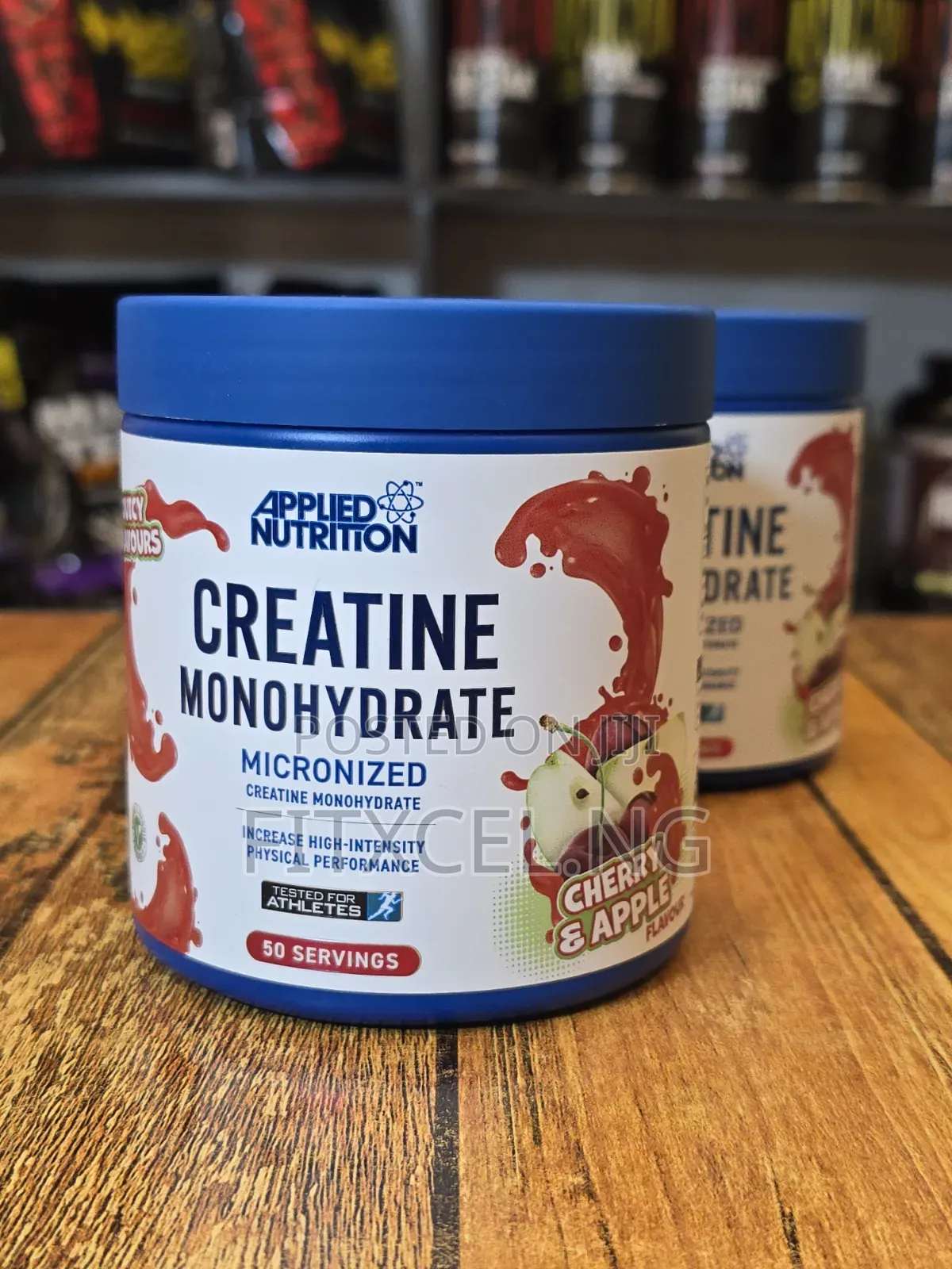 Applied Nutrition Creatine | 5g | 50 Servings| cherry Apple Flavor