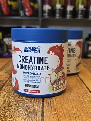 Applied Nutrition Creatine | 5g | 50 Servings| cherry Apple Flavor
