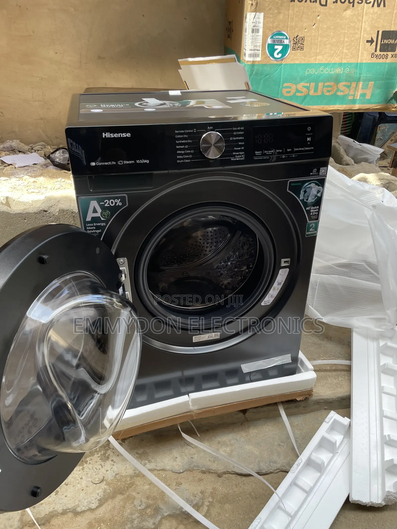 Hisense 10.5kg Advanced Front Loading Washer