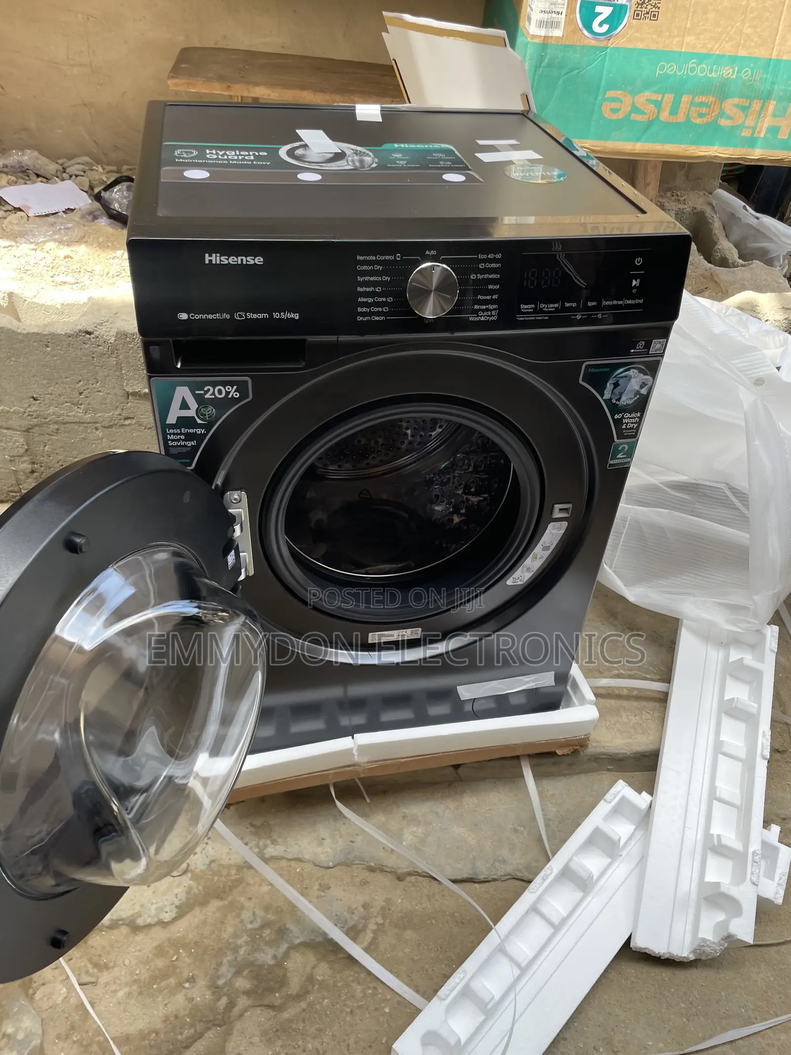 Hisense 10.5kg Front Load Laundry Machine