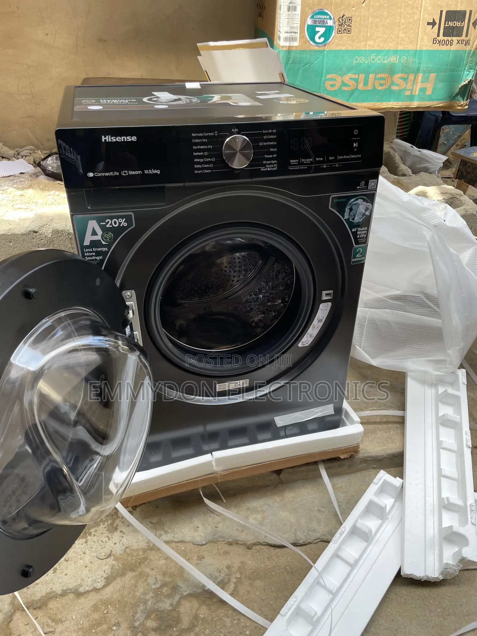 Hisense 10.5kg Front Load Laundry Machine