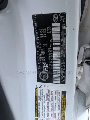 Toyota Matrix 2007 White