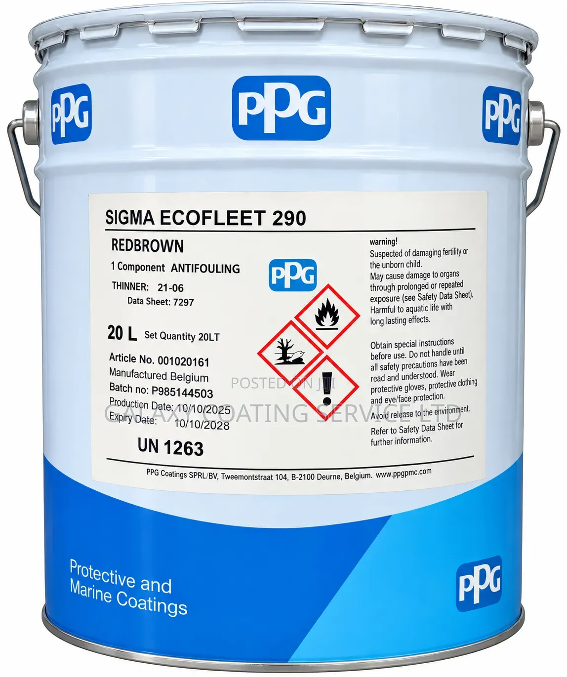PPG Sigma Ecofleet 290-Redbrown