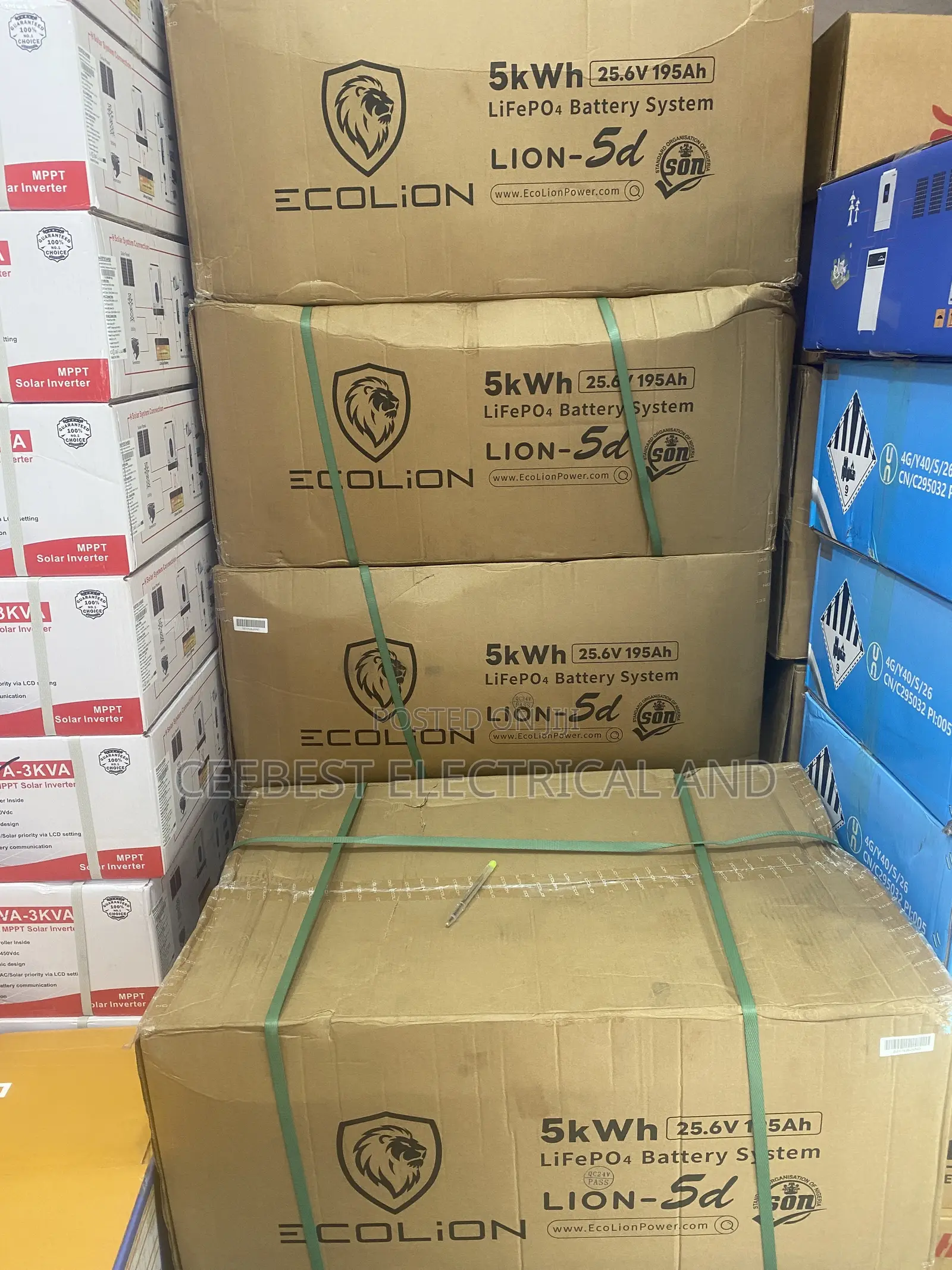 5kwh of Ecoline Lithium Battery Available