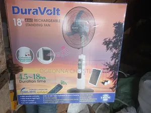 Duravolt 18inch Rechargeable Fan