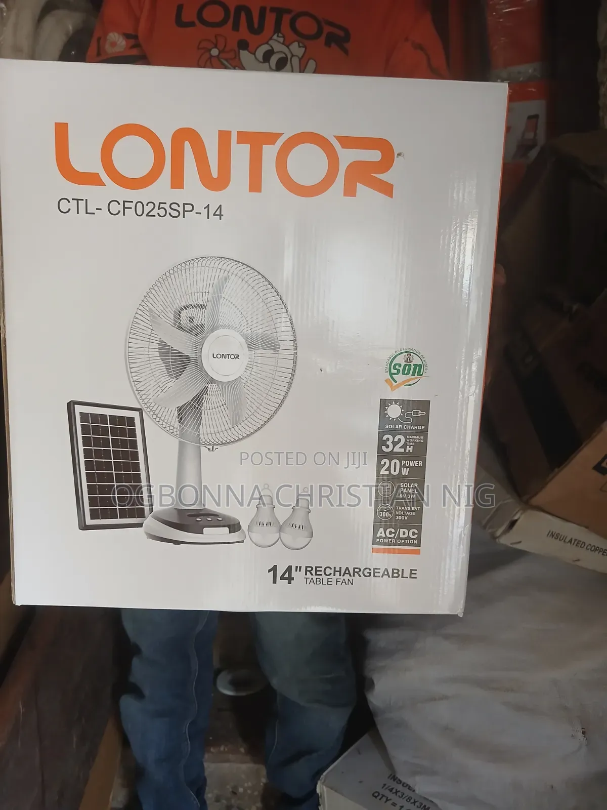 Lontor 14inch Rechargeable