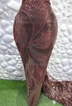 Fully Handbeaded Lace