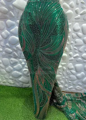Fully Handbeaded Lace