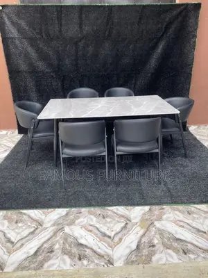 Contemporary 6-Seater Marble Dining Sets